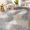World Rug Gallery Vicenza Tropical Floral Indoor/Outdoor Area Rug 5' x 7' Beige 8011BEIGE5X7 - alternate 1